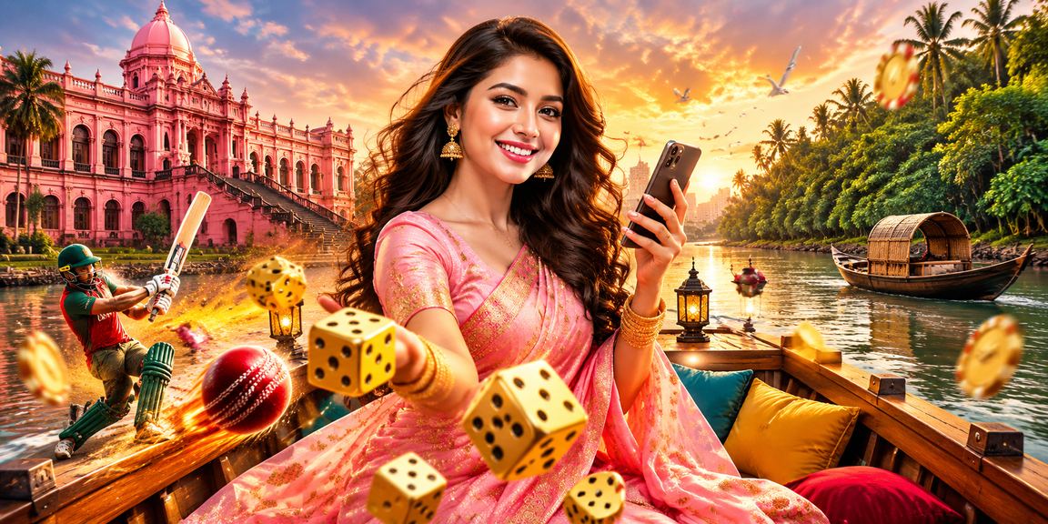 ঢাকায় মোবাইলে ক্রিকেট বেটিং করছেন একজন তরুণী